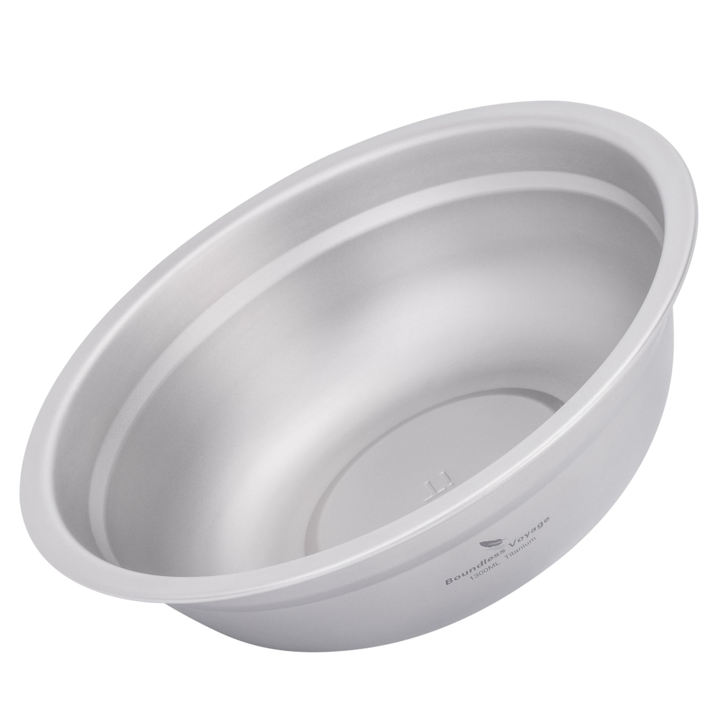 Boundless Voyage 1300ml Titanium Bowl Rice Soup Salad Serving Bowl Ultralight Outdoor Camping Travel Durable Portable Tableware