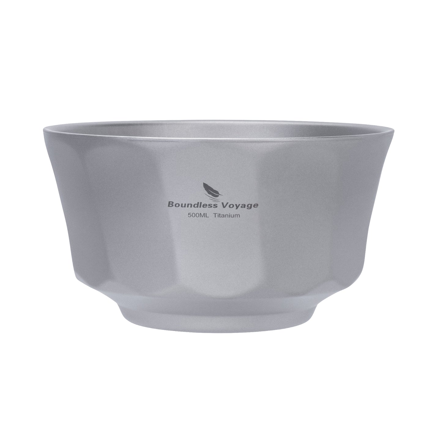 Boundless Voyage Titanium Double Walled Bowl  500ml Anti Scald Ultralight Rust Proof Bowl for Camping  HikingOutdoor & Home Use