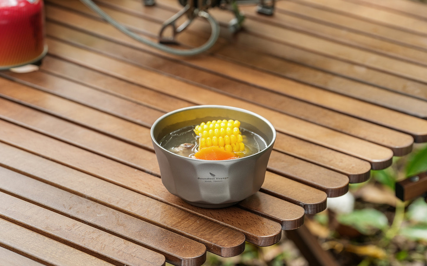 Boundless Voyage Titanium Double Walled Bowl  500ml Anti Scald Ultralight Rust Proof Bowl for Camping  HikingOutdoor & Home Use