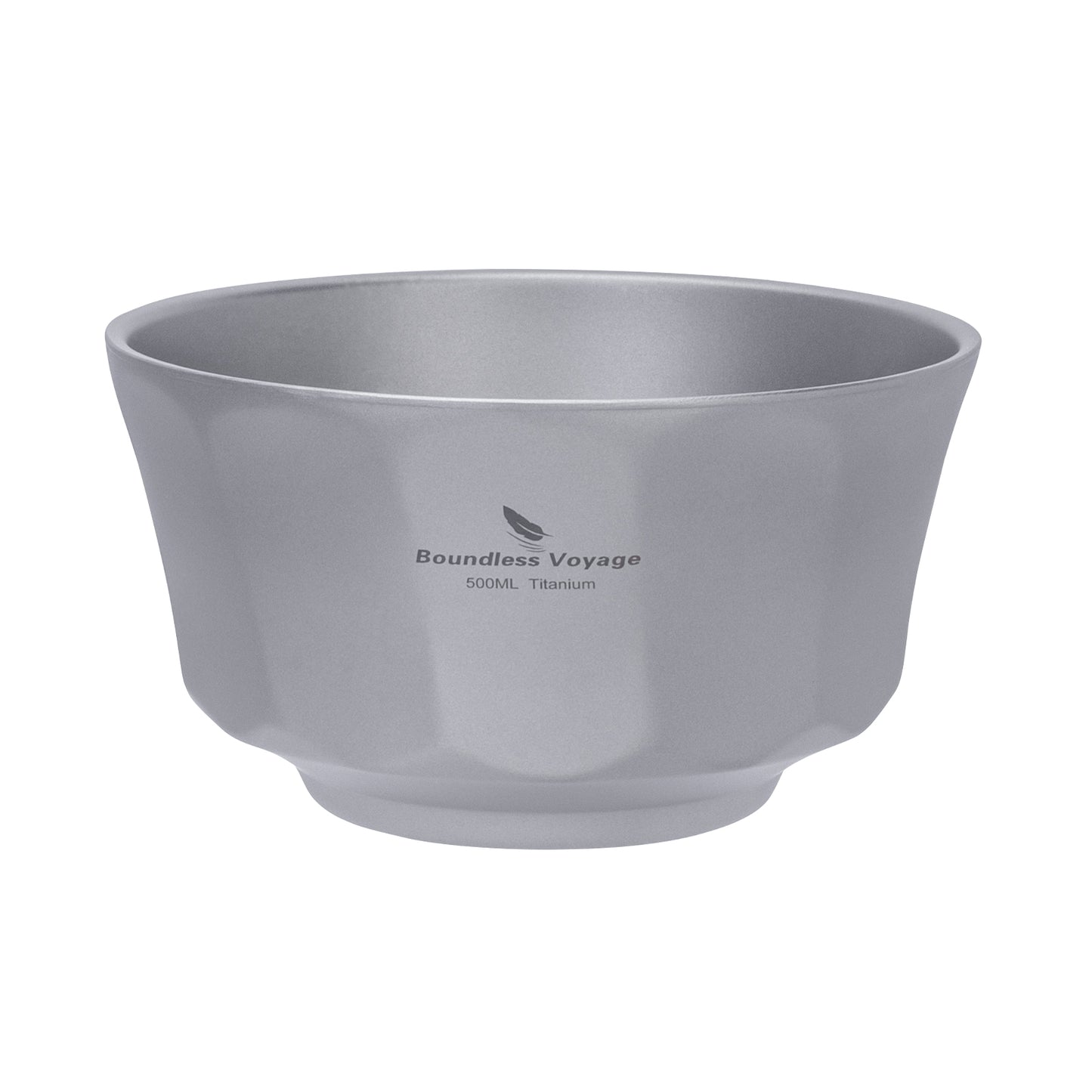 Boundless Voyage Titanium Double Walled Bowl  500ml Anti Scald Ultralight Rust Proof Bowl for Camping  HikingOutdoor & Home Use