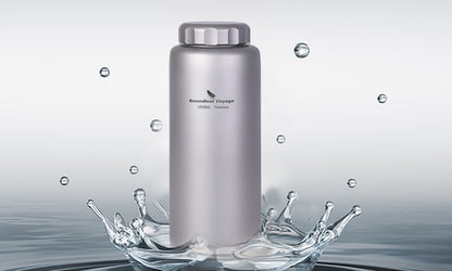 Boundless Voyage Titanium Water Bottle  1050ml For Outdoor Camping  Hiking Lightweight Sport Bottle