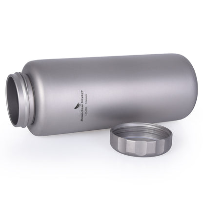 Boundless Voyage Titanium Water Bottle  1050ml For Outdoor Camping  Hiking Lightweight Sport Bottle