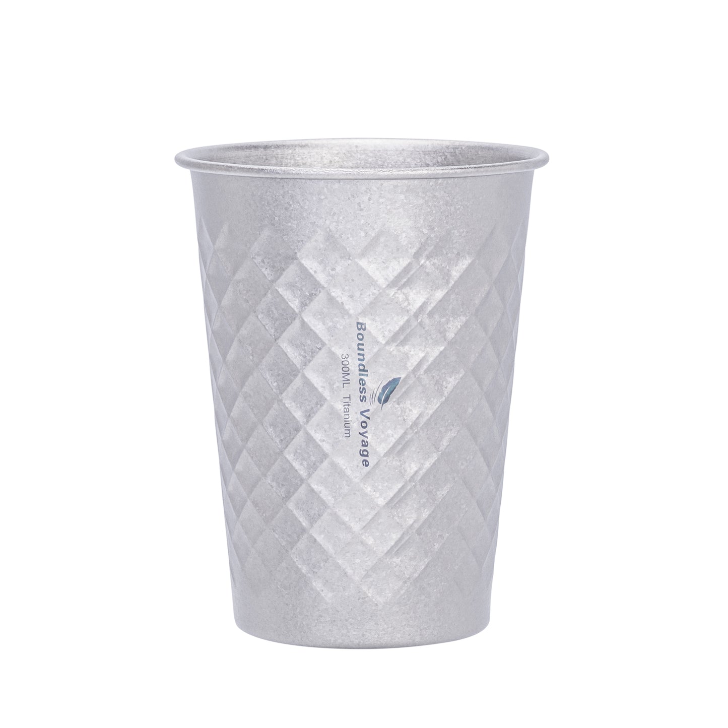 Boundless Voyage Titanium 300ml Stackable Cup – Ultralight Reusable Metal Drinking Glass for Beer, Juice, Camping & Outdoor Use