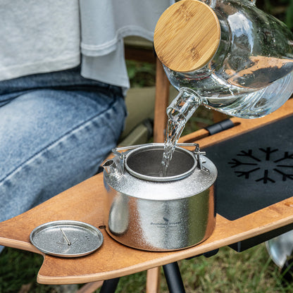 Boundless Voyage Titanium Kettle With Folding Handle 1000ml