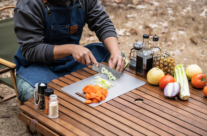 Boundless Voyage Titanium Cutting Board Home Outdoor Camping Fruits Vegetable Meat Chopping Block Cutting Board