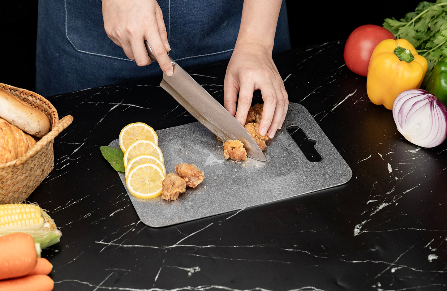 Boundless Voyage Titanium Cutting Board – TA1 Ultralight Multifunctional Camping Chopping Board for Outdoor Kitchen & Travel