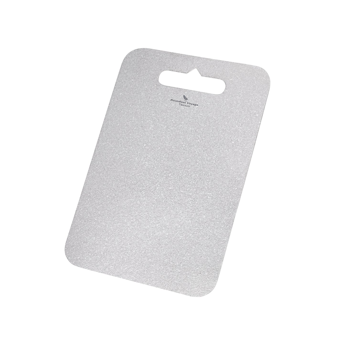 Boundless Voyage Titanium Cutting Board – TA1 Ultralight Multifunctional Camping Chopping Board for Outdoor Kitchen & Travel