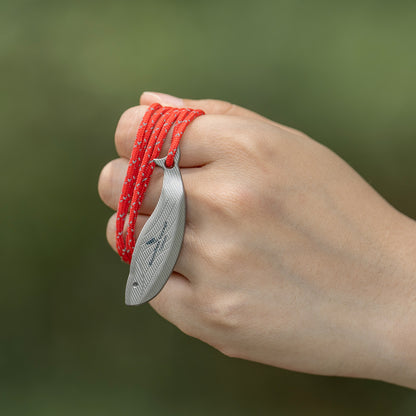 Boundless Voyage 120dB Titanium Survival Whistle Compact Emergency Safety Whistle Ultra-Light & Anti-Corrosion Rust-Proof Whistles for Outdoor, Hiking, Camping & Rescue