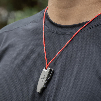 Boundless Voyage 120dB Titanium Survival Whistle Compact Emergency Safety Whistle Ultra-Light & Anti-Corrosion Rust-Proof Whistles for Outdoor, Hiking, Camping & Rescue