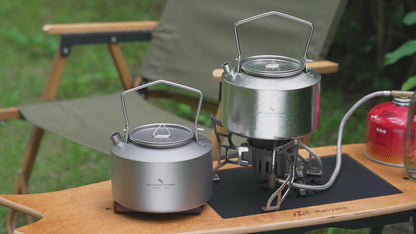 Boundless Voyage Titanium Kettle With Folding Handle 1000ml