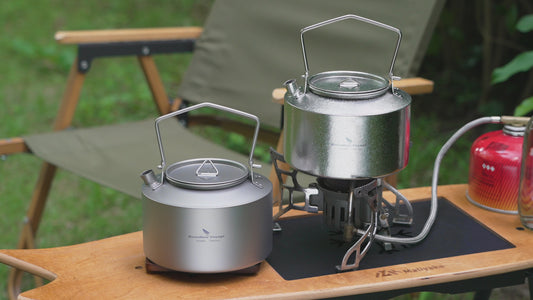 Boundless Voyage Titanium Kettle With Folding Handle 1000ml