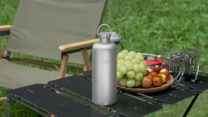 Boundless Voyage 600ml Titanium Bottle – Lightweight, Leak-Proof & Rust-Free for Camping, Hiking & Daily Hydration