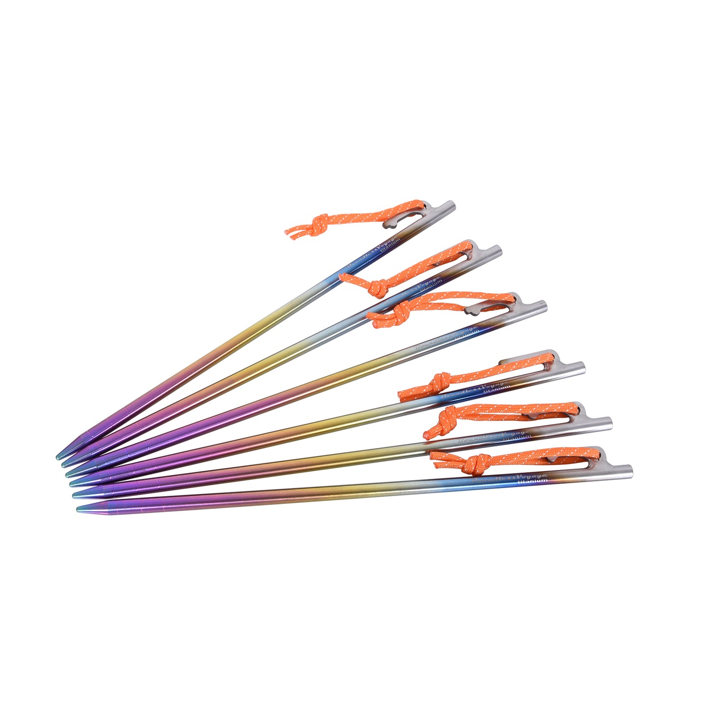 Titanium Tent Pegs | Ultra-Durable, Lightweight & Rust-Resistant for Secure Grounding on Outdoor Adventures