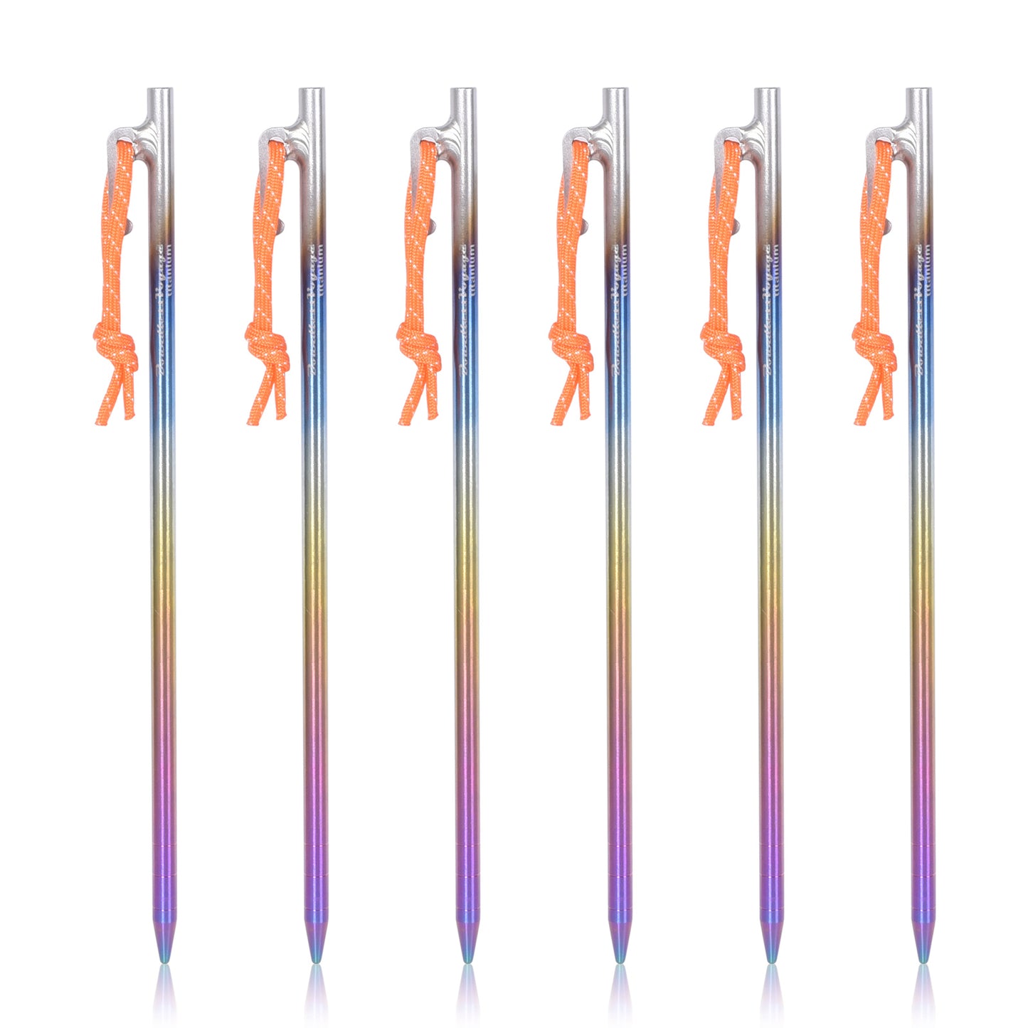 Titanium Tent Pegs | Ultra-Durable, Lightweight & Rust-Resistant for Secure Grounding on Outdoor Adventures