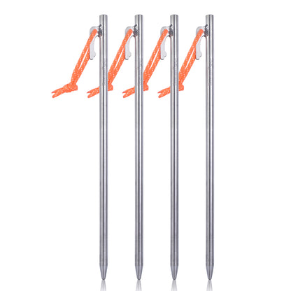 Ultra-Durable Titanium Tent Pegs | Lightweight, Rust-Resistant & Strong for Camping, Hiking & Outdoor Adventures