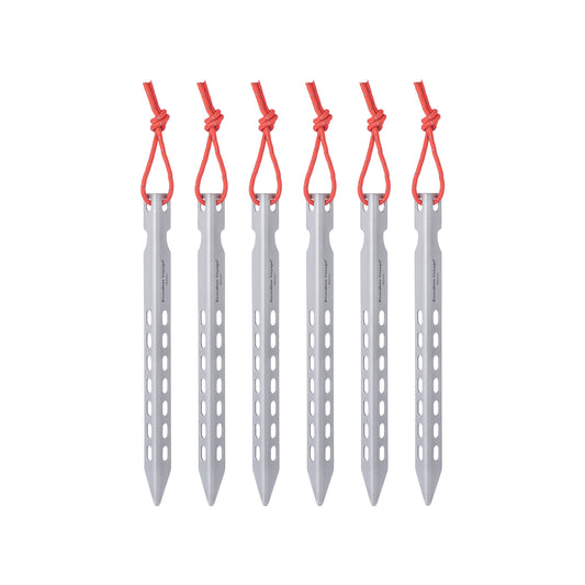 Boundless Voyage V-type Titanium Pegs Outdoor Camping Tent Stakes Portable Beach Awning Canopy Nails
