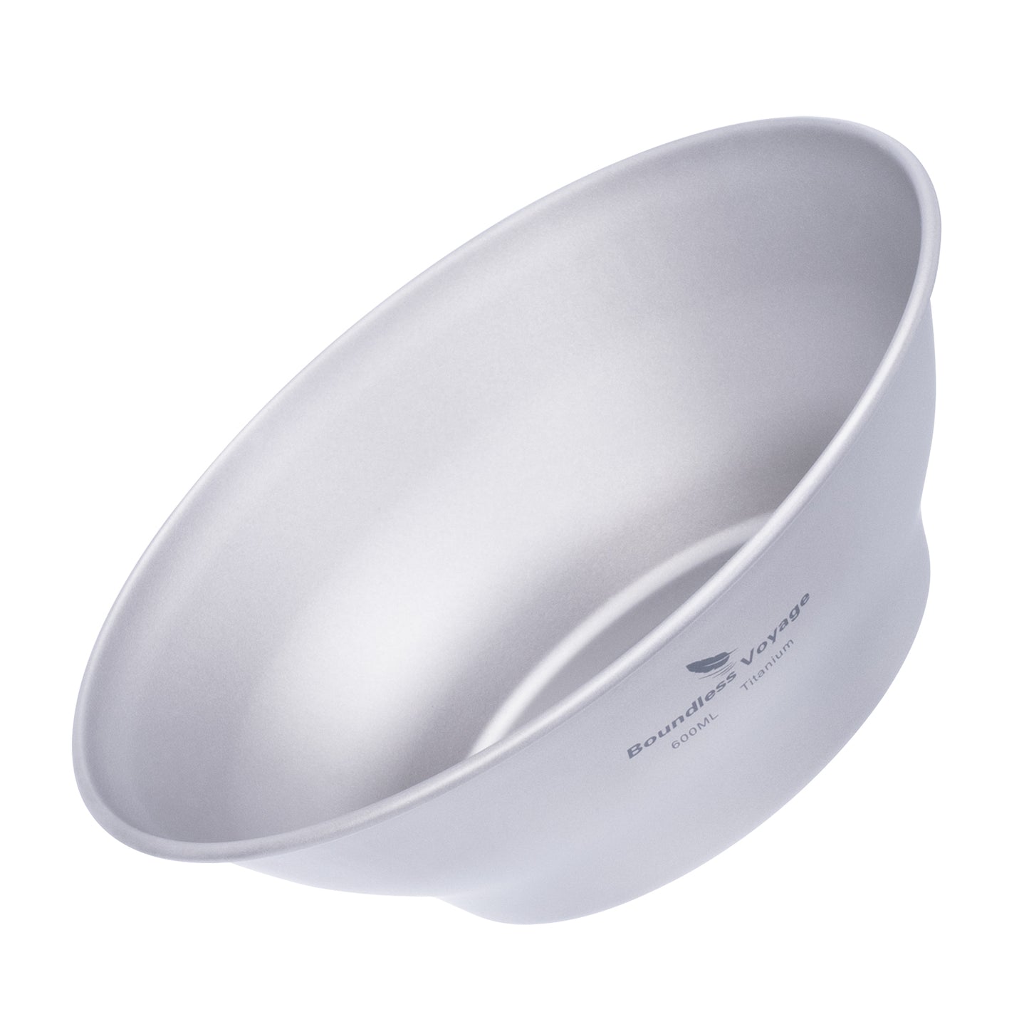 Boundless Voyage Camping Titanium Single-Walled Bowls Lightweight Dish Plate Outdoor Tableware  600ml