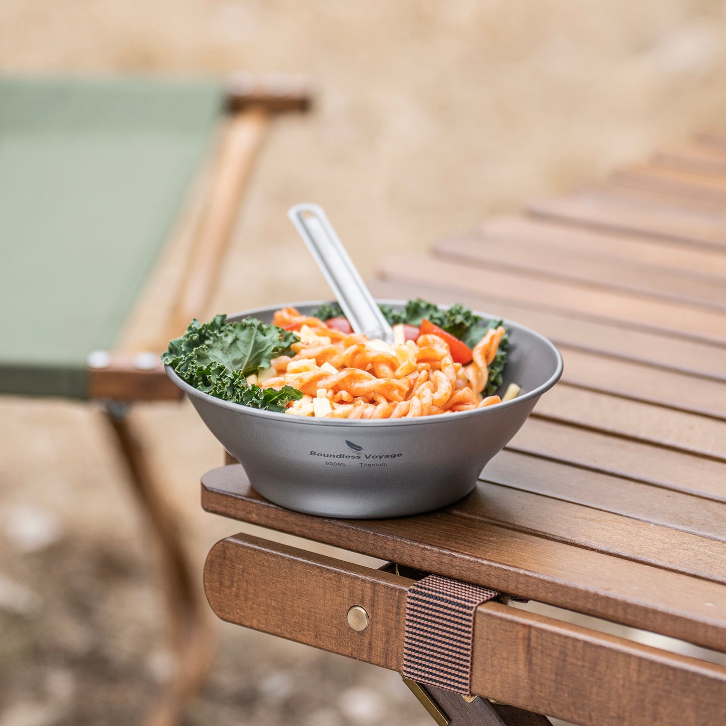 Boundless Voyage Camping Titanium Single-Walled Bowls Lightweight Dish Plate Outdoor Tableware  600ml