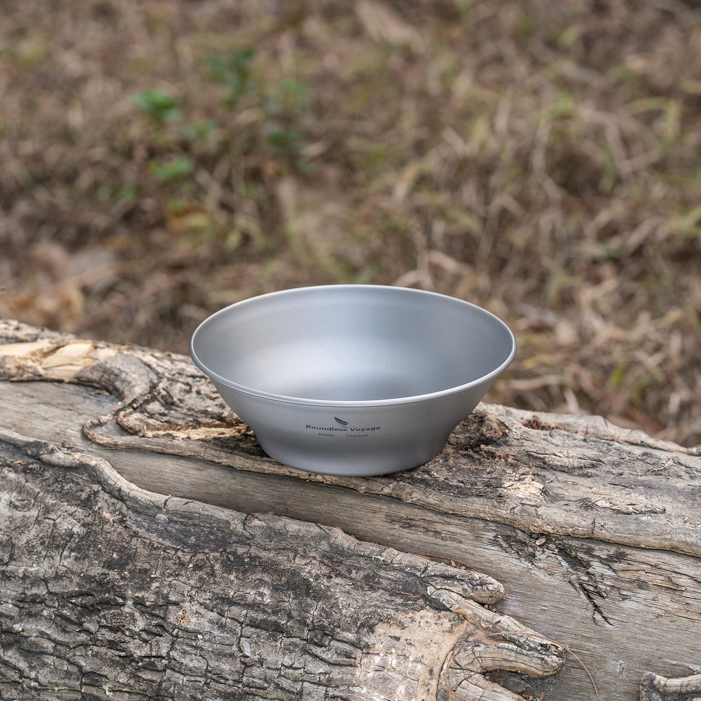 Boundless Voyage 600ml Titanium Camping Bowl – Ultralight Single-Wall Outdoor Dish for Hiking, Backpacking & Travel