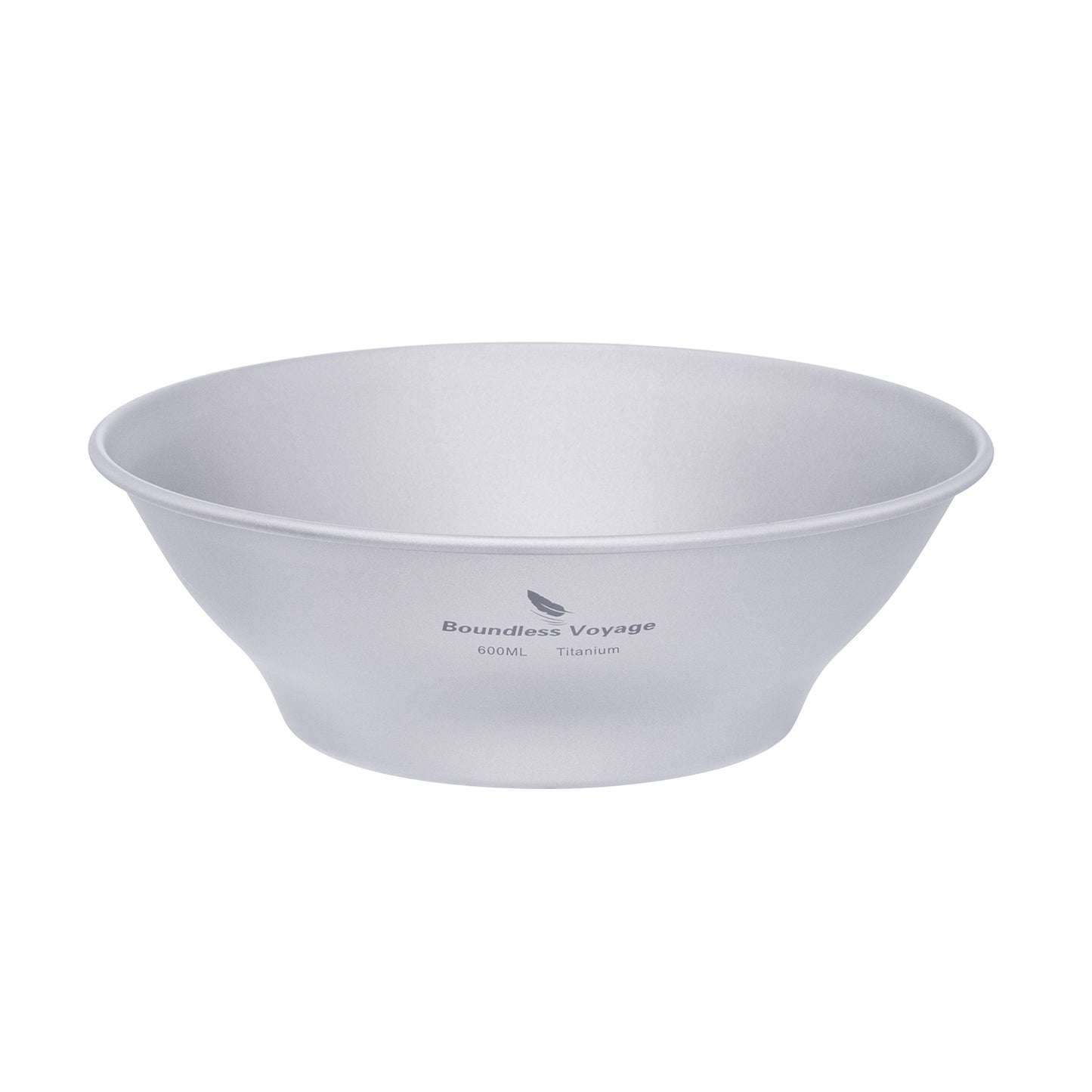 Boundless Voyage Camping Titanium Single-Walled Bowls Lightweight Dish Plate Outdoor Tableware  600ml