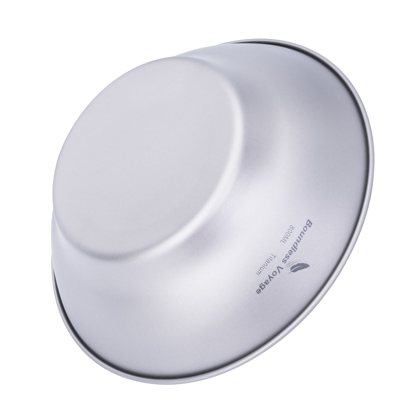 Boundless Voyage Camping Titanium Single-Walled Bowls Lightweight Dish Plate Outdoor Tableware 800ml