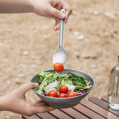 Boundless Voyage Camping Titanium Single-Walled Bowls Lightweight Dish Plate Outdoor Tableware 800ml