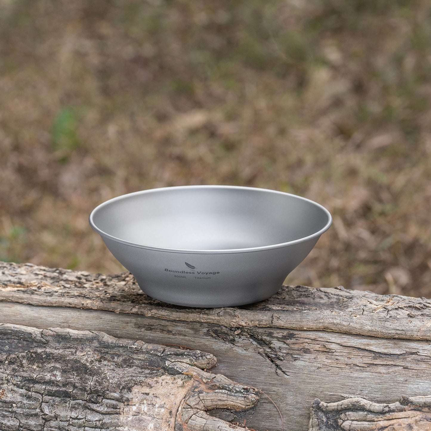 Boundless Voyage Camping Titanium Single-Walled Bowls Lightweight Dish Plate Outdoor Tableware 800ml