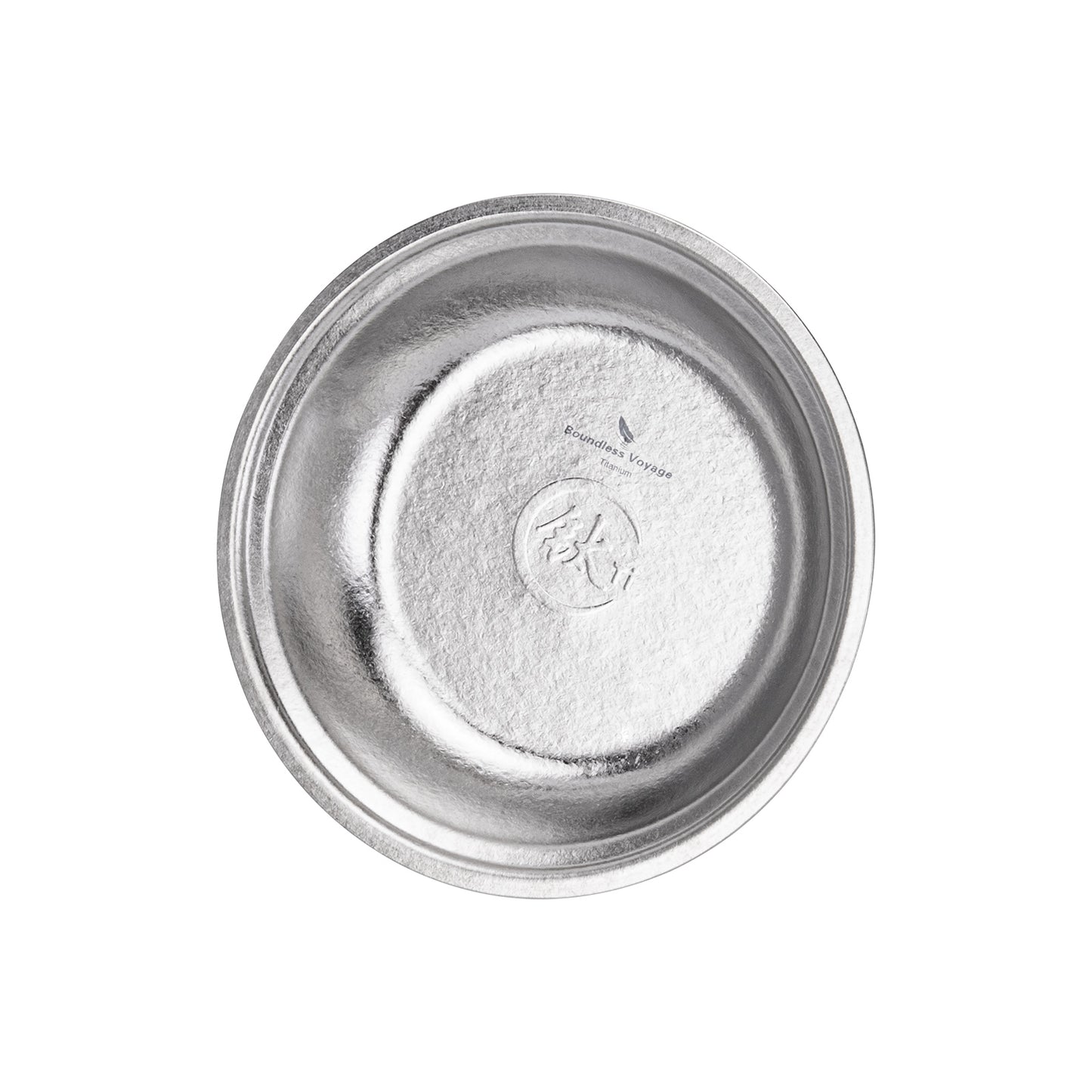 Boundless Voyage Titanium Plate – 0.5mm Ultralight Crystalline TA1 Titanium Dinner Plate for Camping, Picnic & Home
