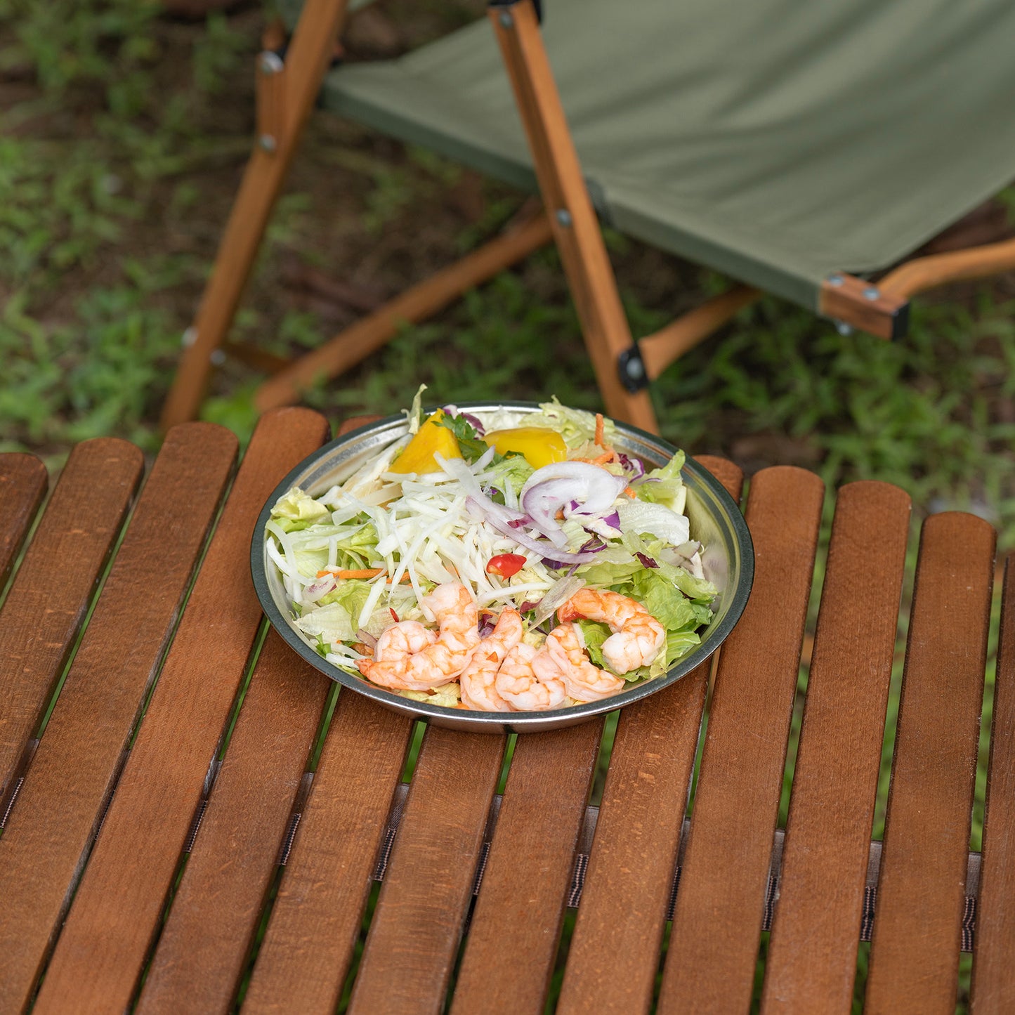 Boundless Voyage TA1 Titanium Dinner Plate – 22cm Ultralight Metal Plate for Camping, Picnic, Travel & Home