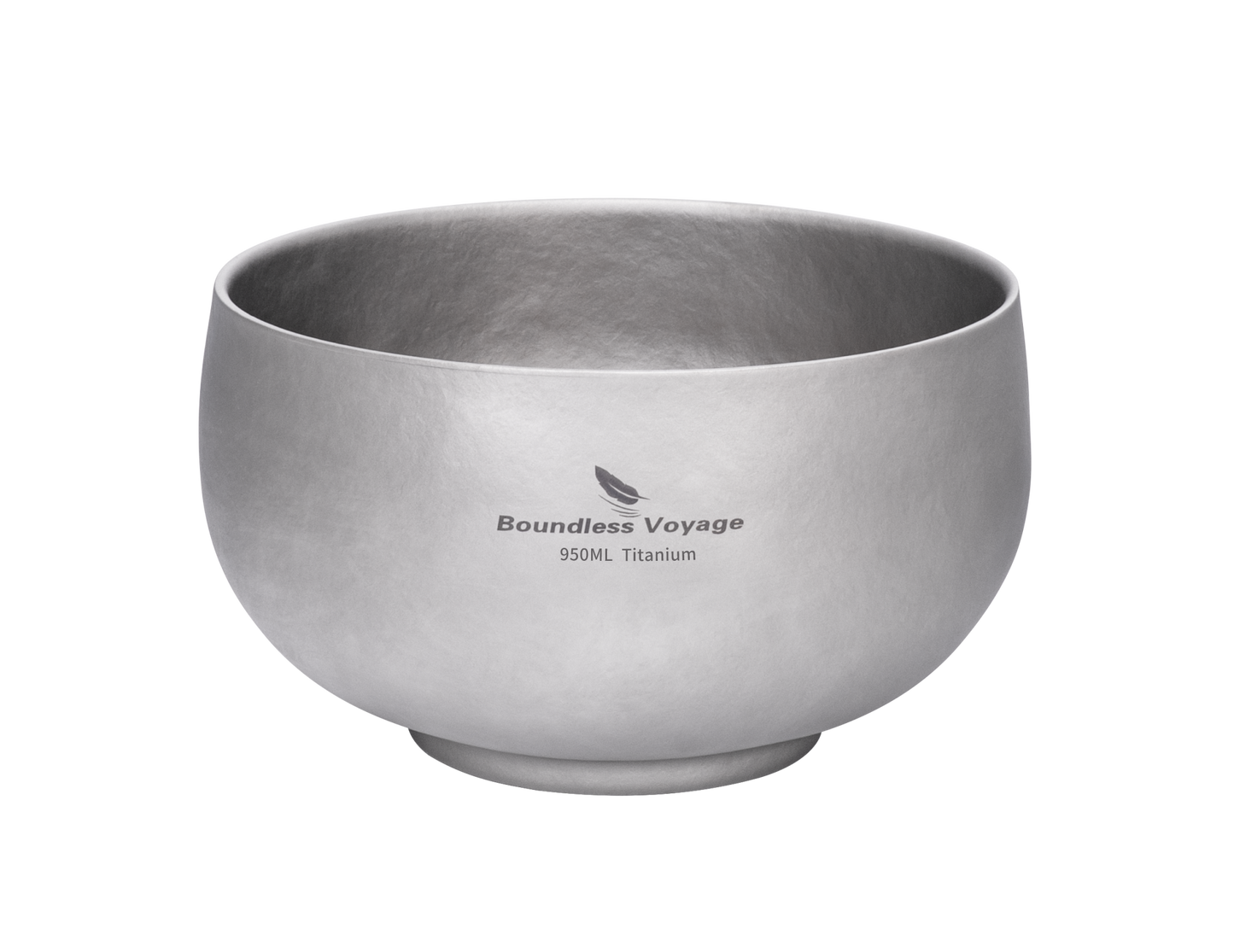 Boundless Voyage 950ml Double-Wall Titanium Bowl – Ultralight Insulated Camping Bowl | Large Capacity, No-Burn Grip, Pure Titanium for Backpacking & Outdoor Meals