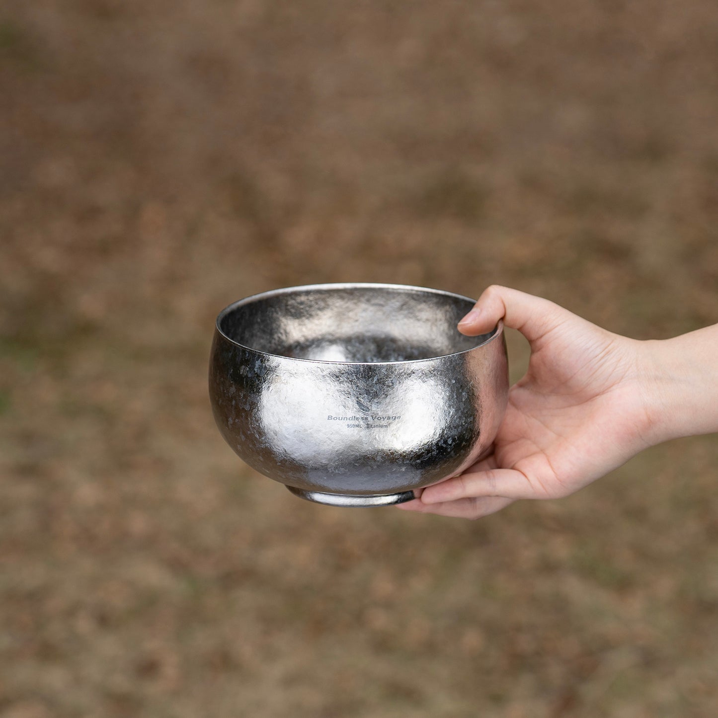Boundless Voyage 950ml Double-Wall Titanium Bowl – Ultralight Insulated Camping Bowl | Large Capacity, No-Burn Grip, Pure Titanium for Backpacking & Outdoor Meals