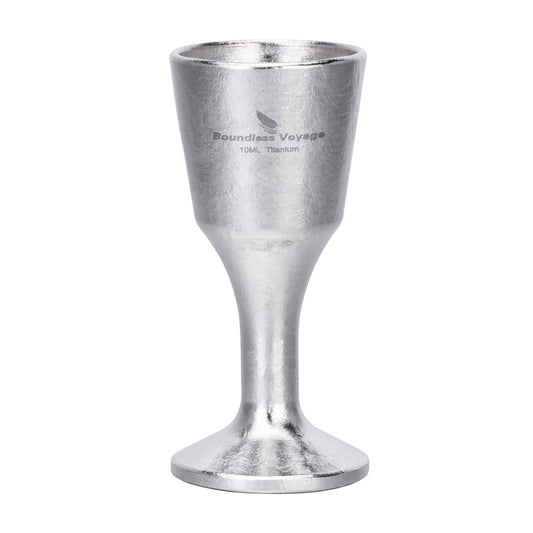 Boundless Voyage Titanium Mini Shot Glasses 10ml  Ultralight Whiskey  Tequila Drinking Cups for Camping Outdoor Travel
