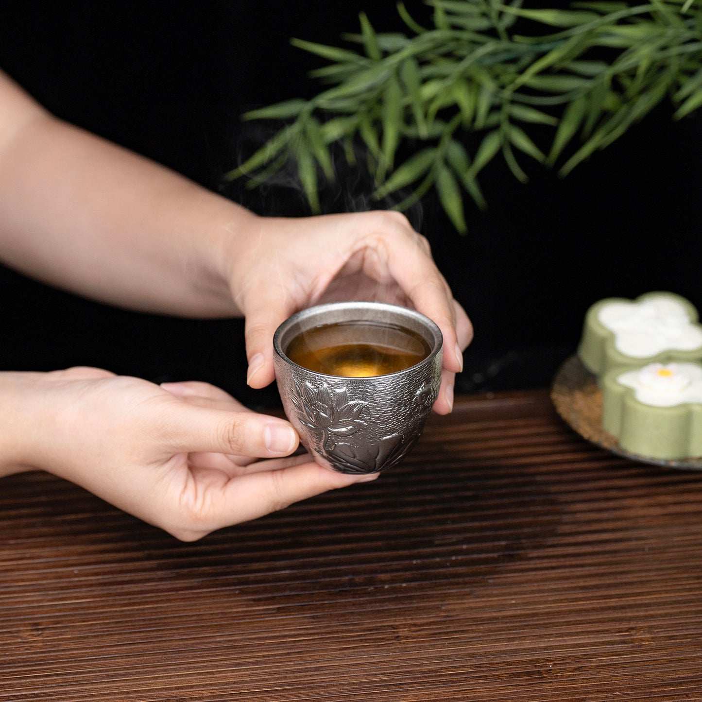 Boundless Voyage 100ml Pure Titanium Double-Wall Cup – Ultralight Camping Coffee & Tea Cup for Outdoor Travel