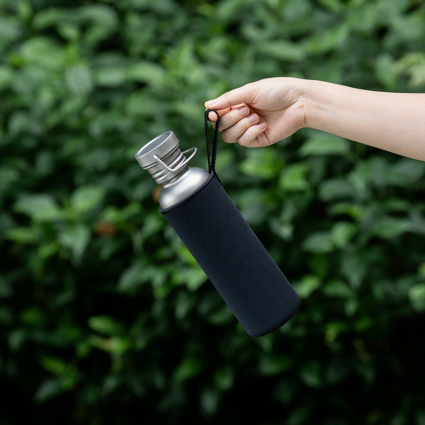 Boundless Voyage Titanium Water Bottle – Ultralight, Leak-Proof & Eco-Friendly Wide Mouth Bottle with Lid for Camping, Hiking & Everyday Use