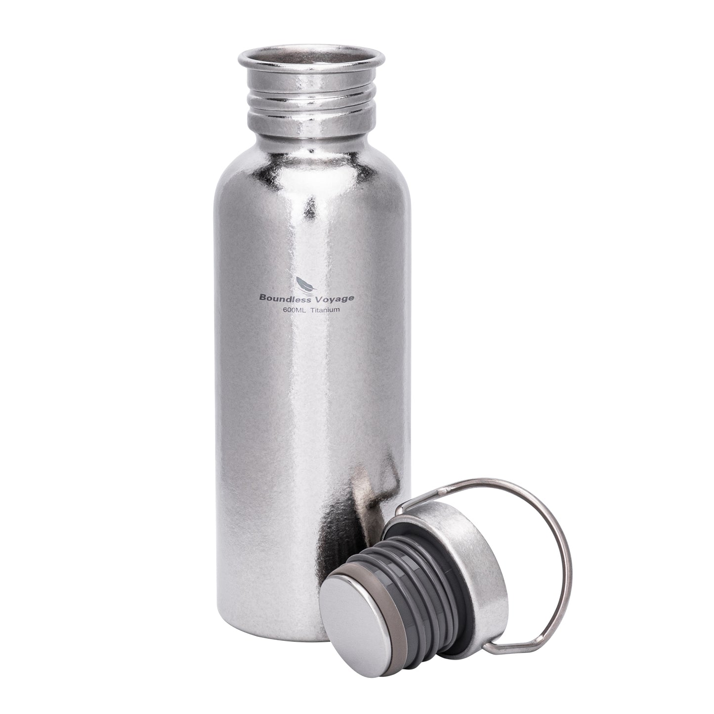 Boundless Voyage Crystal Finish Titanium Water Bottle – Ultralight, Corrosion-Resistant, Perfect for Outdoor & Daily Hydration