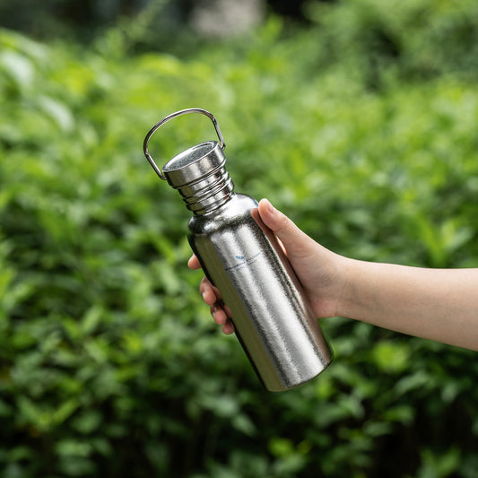 Boundless Voyage Crystal Finish Titanium Water Bottle – Ultralight, Corrosion-Resistant, Perfect for Outdoor & Daily Hydration