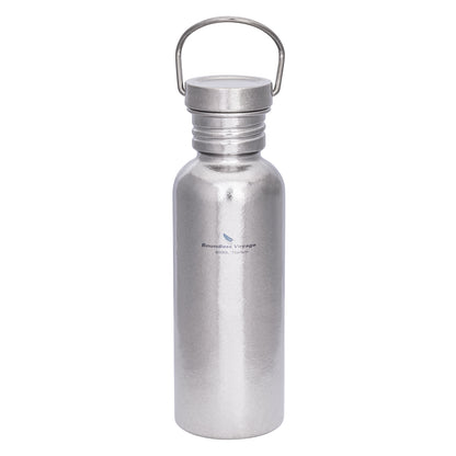 Boundless Voyage Crystal Finish Titanium Water Bottle – Ultralight, Corrosion-Resistant, Perfect for Outdoor & Daily Hydration