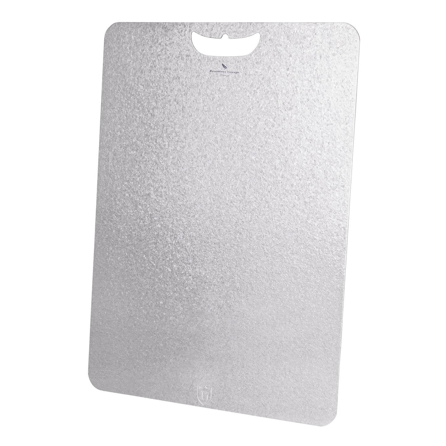 Boundless Voyage Pure Titanium Cutting Board – Ultralight, Durable & Multi-Purpose Chopping Board for Camping, Kitchen & Outdoor Use