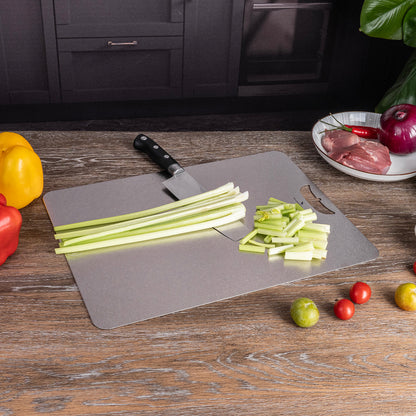 Boundless Voyage Pure Titanium Cutting Board – Ultralight, Durable & Multi-Purpose Chopping Board for Camping, Kitchen & Outdoor Use