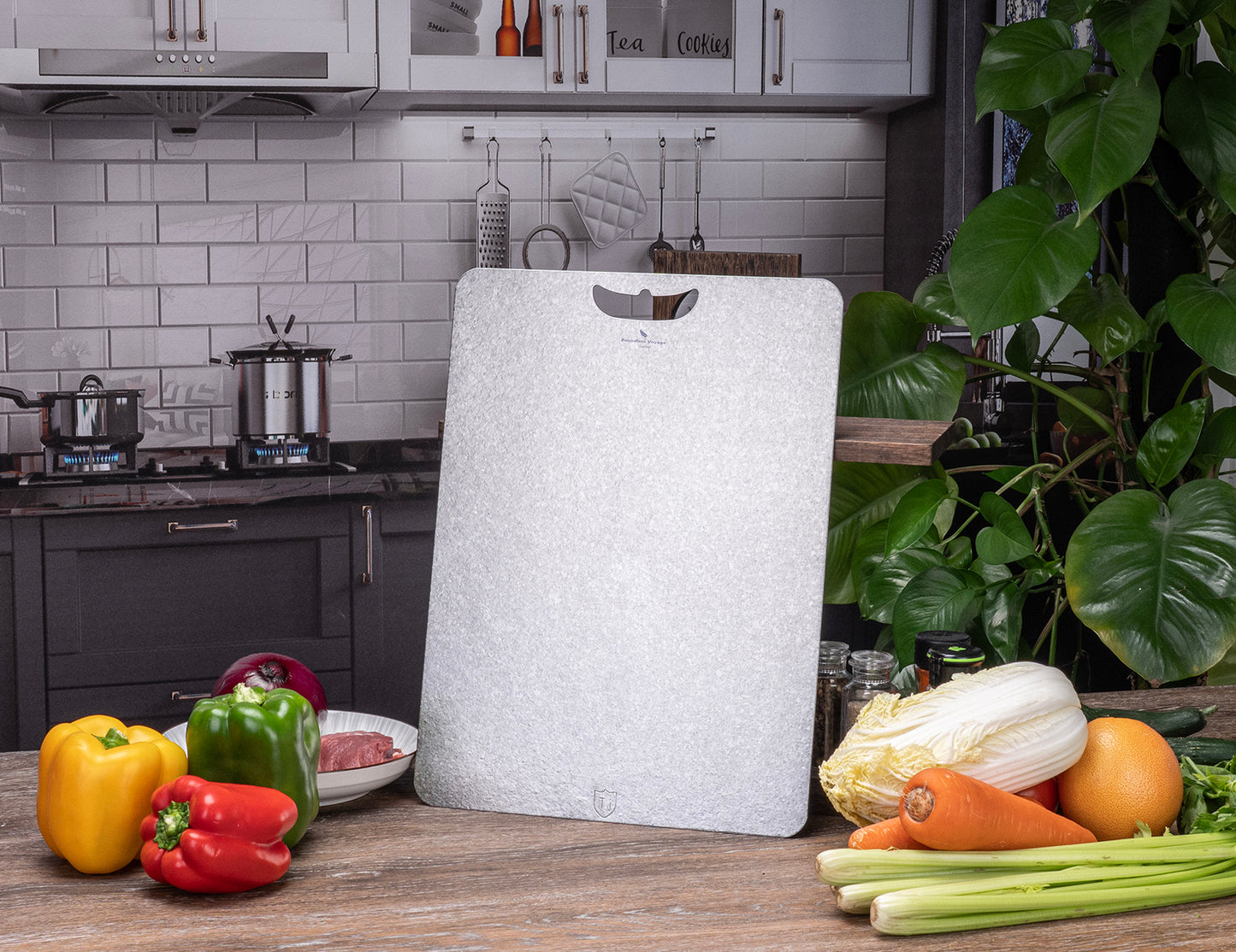 Boundless Voyage Pure Titanium Cutting Board – Ultralight, Durable & Multi-Purpose Chopping Board for Camping, Kitchen & Outdoor Use