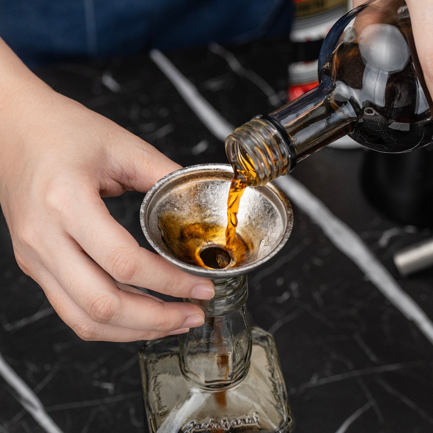 Boundless Voyage Titanium Funnel – Lightweight No-Spill Refilling Tool for Kitchen, Bar & Camping