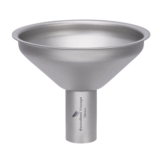 Boundless Voyage Titanium Funnel – Lightweight No-Spill Refilling Tool for Kitchen, Bar & Camping