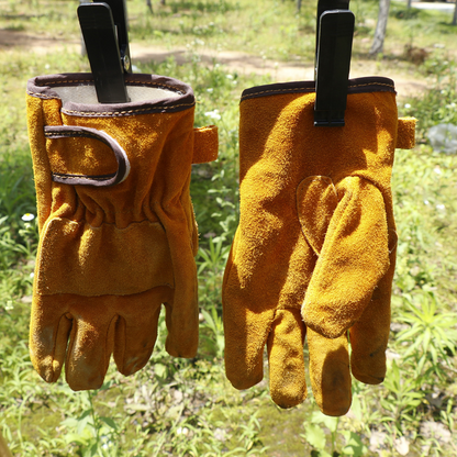 Outdoor camping anti-scald gloves BBQ barbecue tool gloves high temperature heat insulation protective gloves